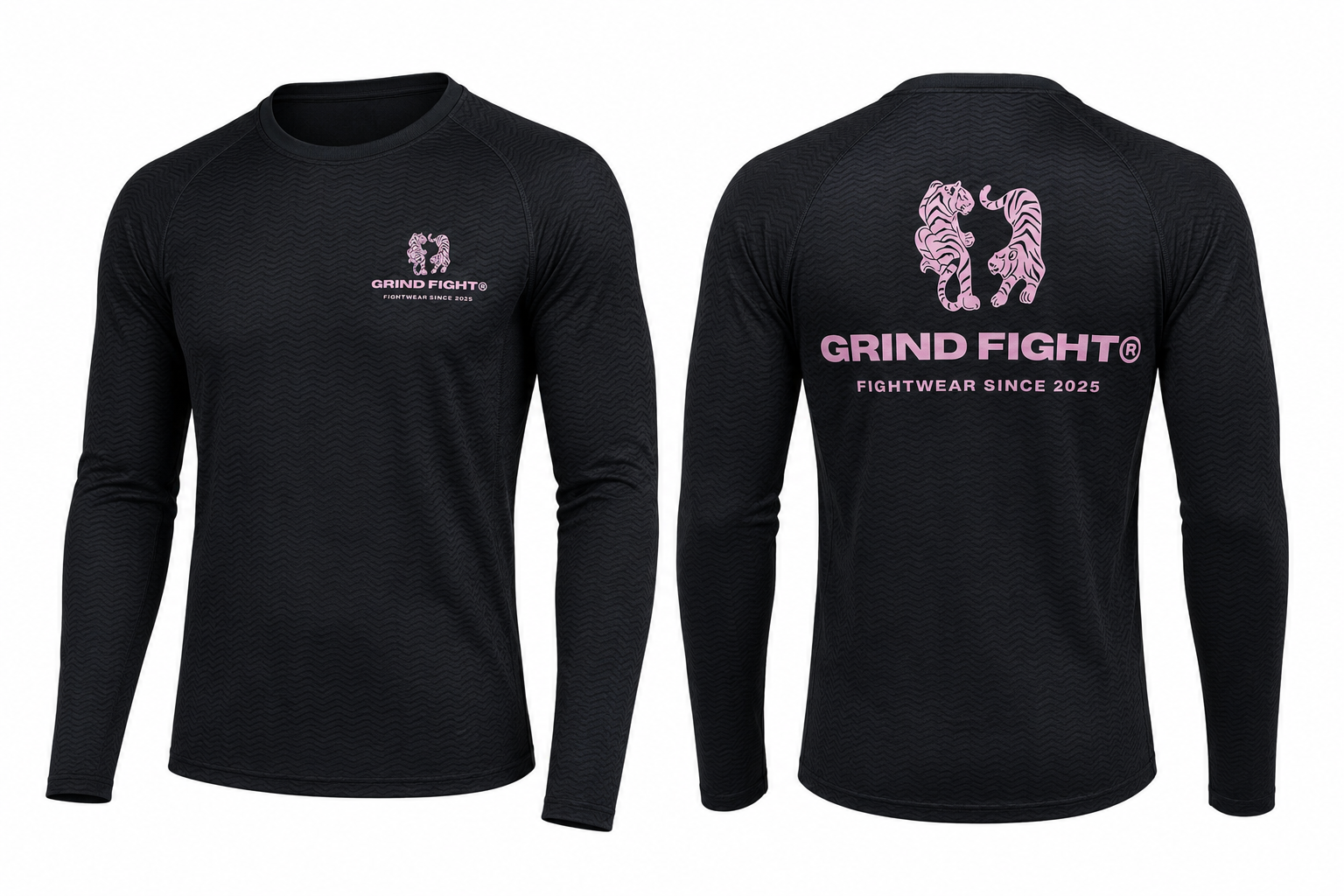 Rashguard Longsleeve "FEARLESS TIGERS" Black Edition for MEN