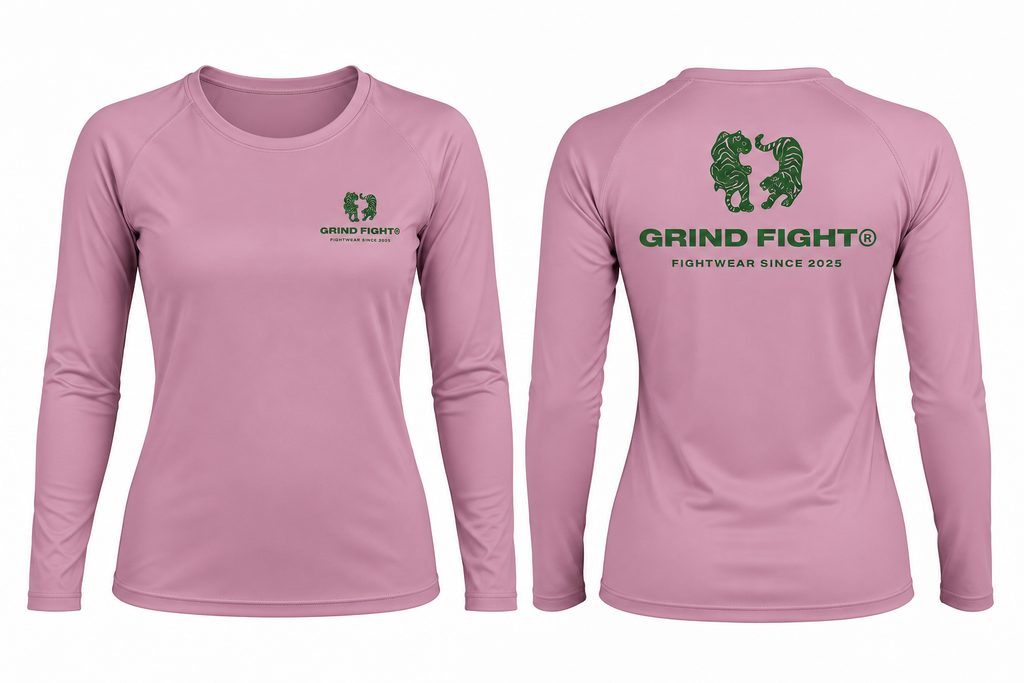 Rashguard Longsleeve "FEARLESS TIGERS" Pink Edition for WOMEN