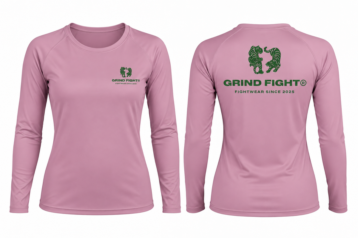 Rashguard Longsleeve "FEARLESS TIGERS" Pink Edition for WOMEN