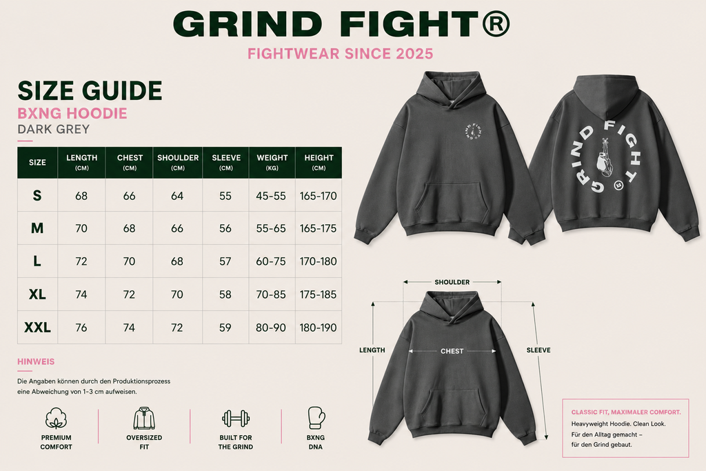 Hoodie "BXNG" Dark Grey Edition