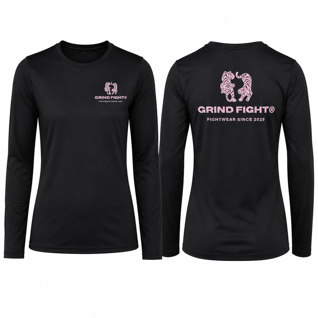 Rashguard Longsleeve "FEARLESS TIGERS" Black Edition for WOMEN