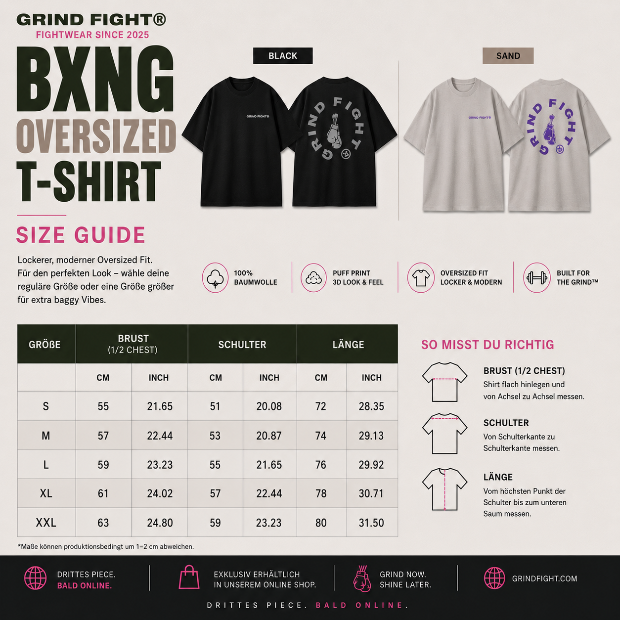 Oversized Shirt "BXNG" Black Edition