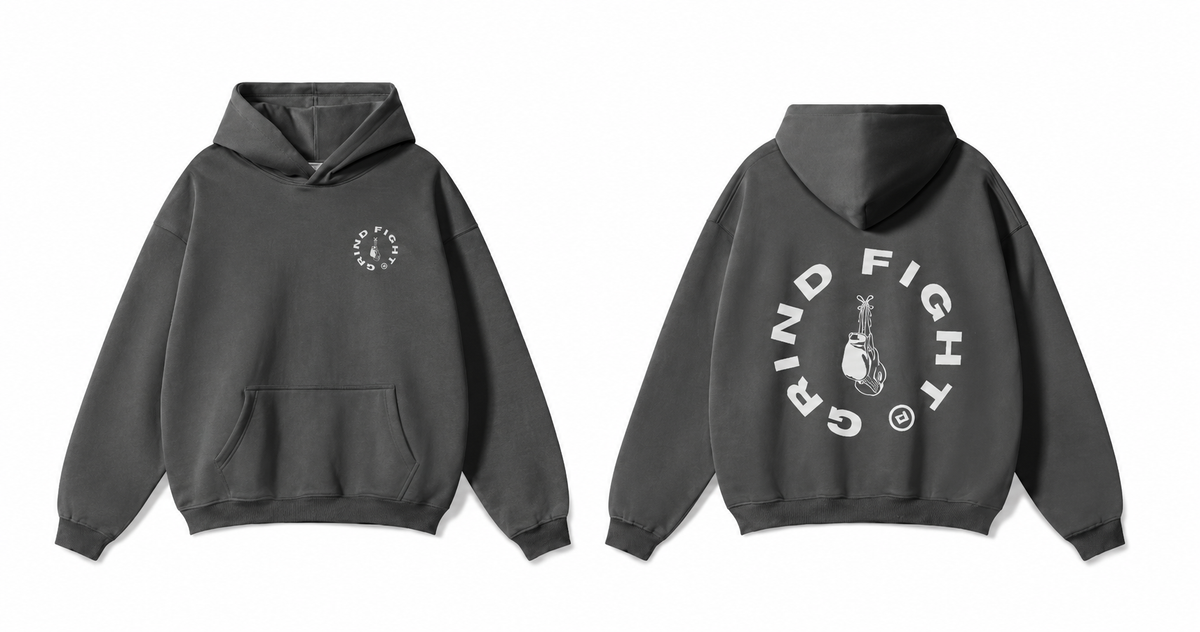 Hoodie "BXNG" Dark Grey Edition