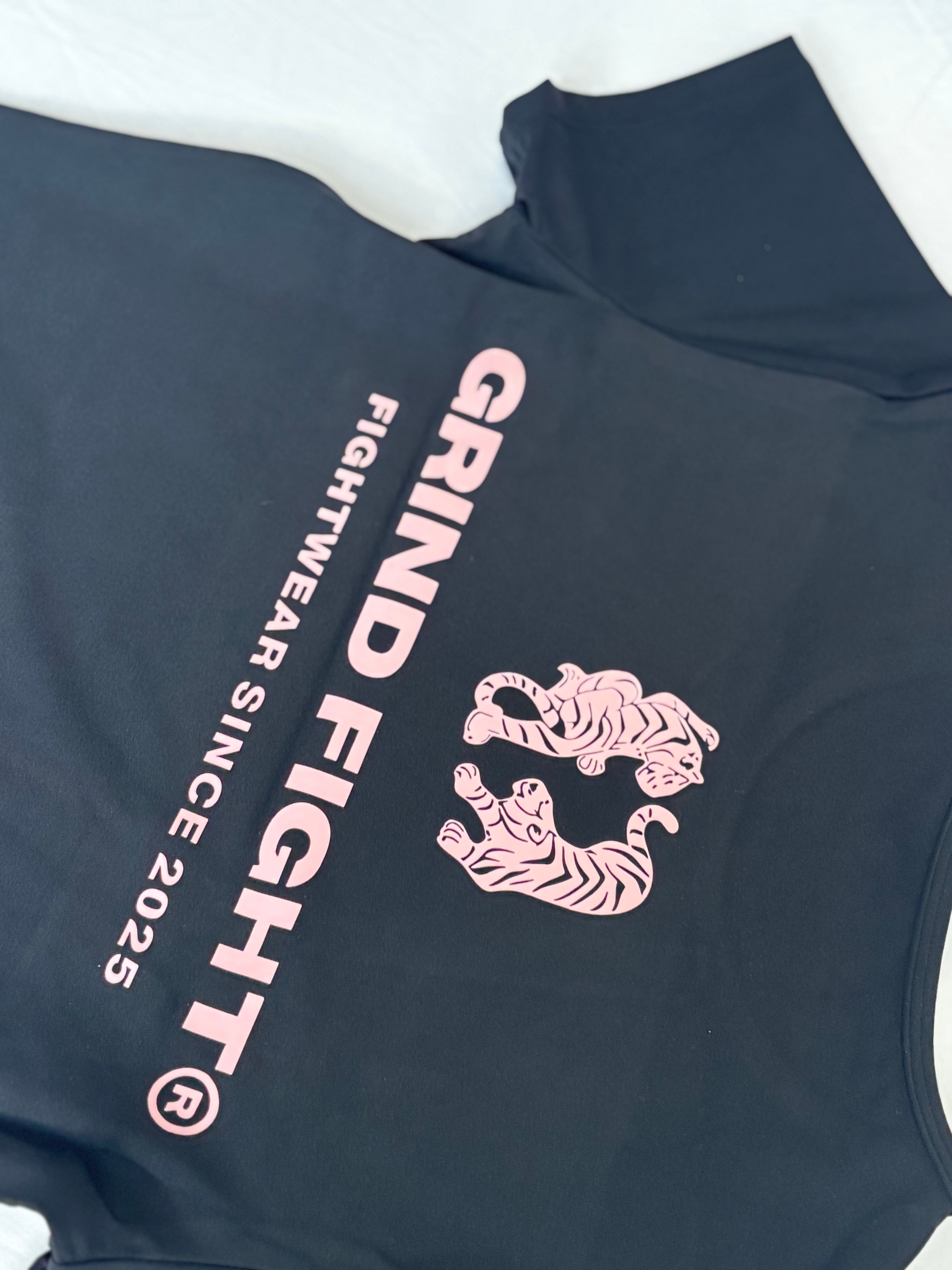 Rashguard T-Shirt "FEARLESS TIGERS" Black Edition for WOMEN