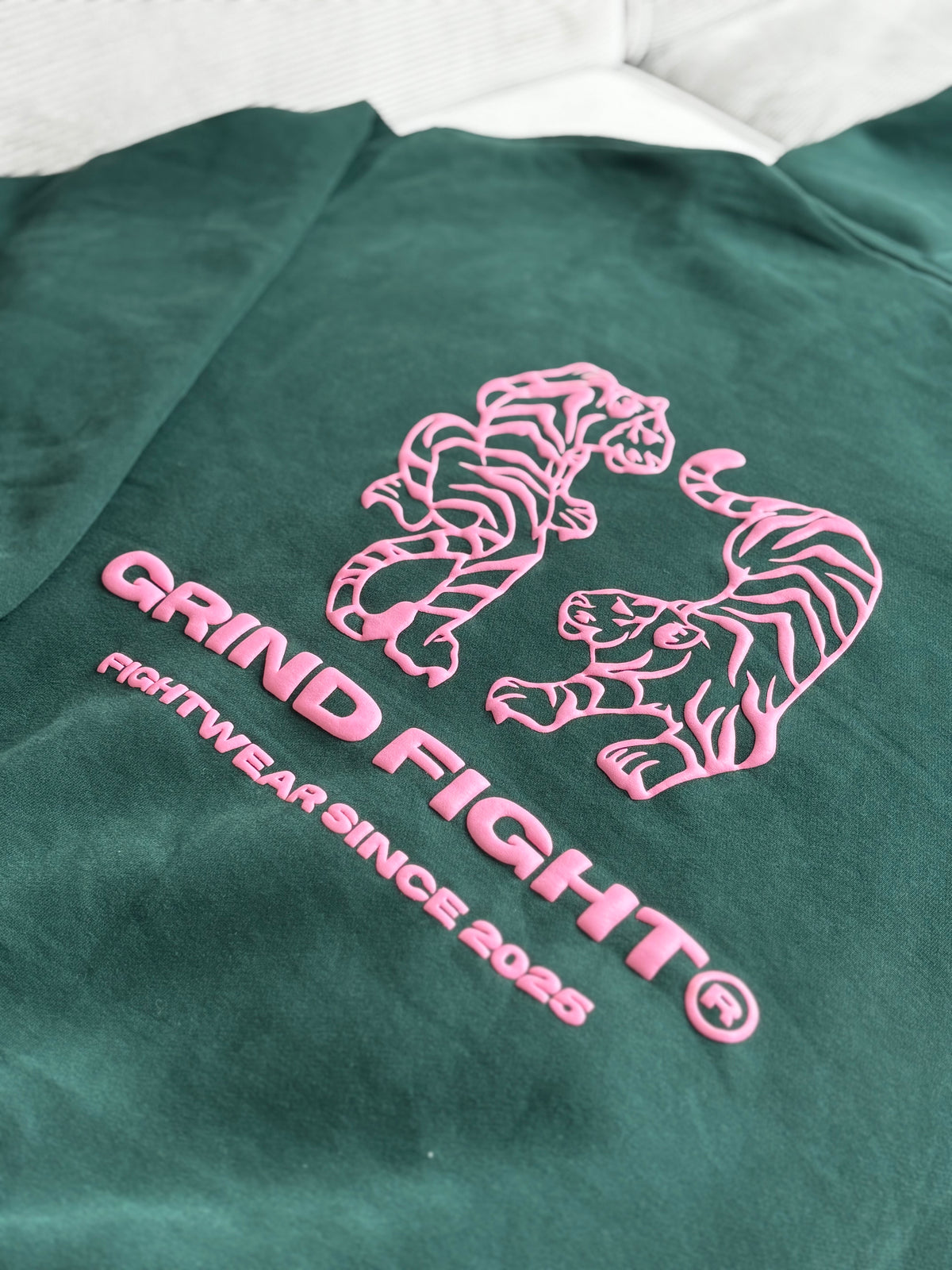 Hoodie "FEARLESS TIGERS" Dark Green Edition